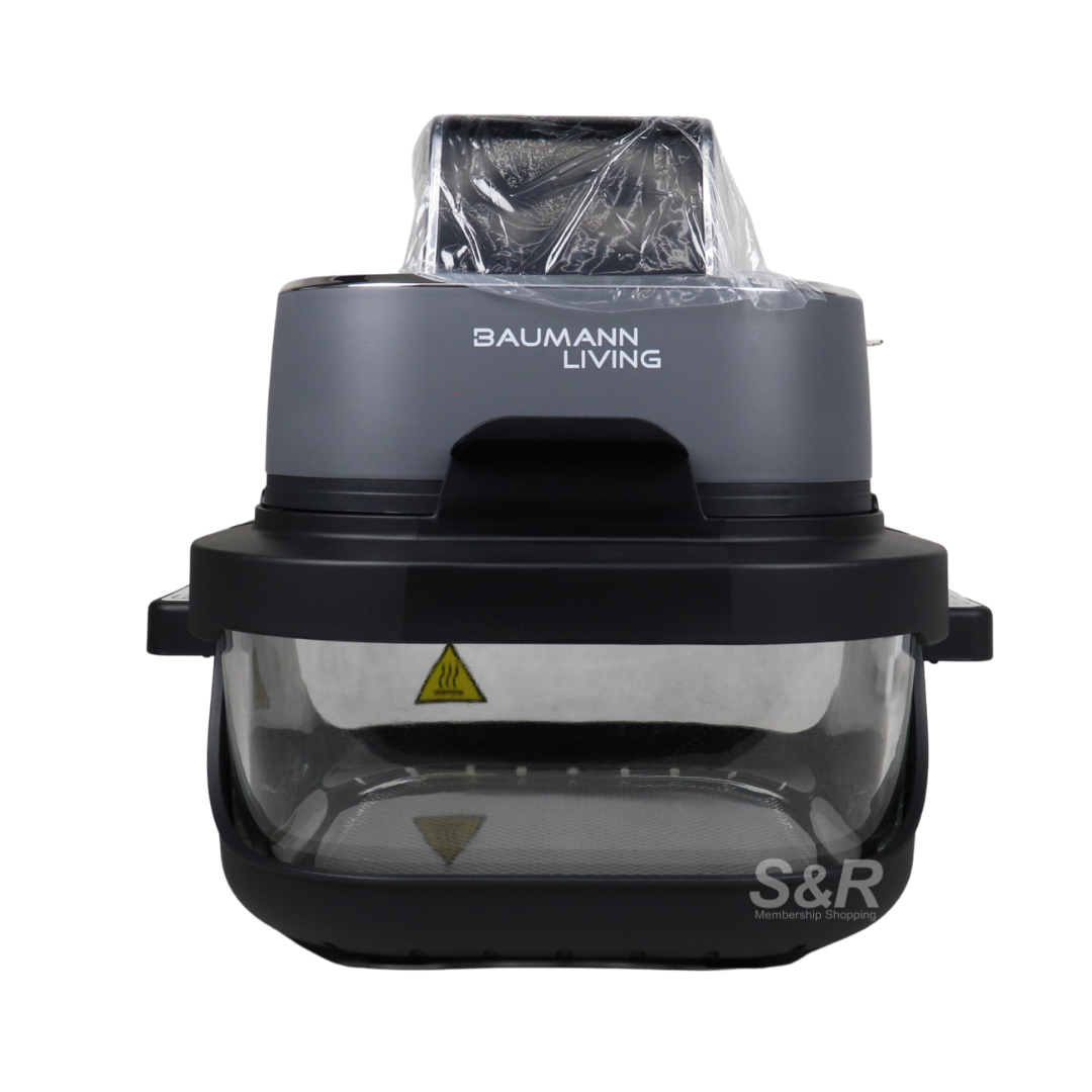 Baumann Living Glass Air Fryer 4L capacity BM-AG1210C